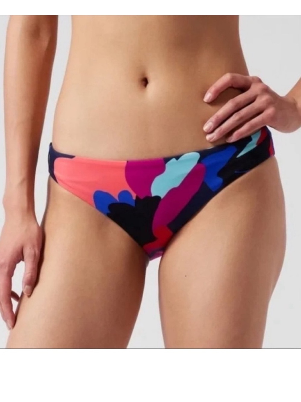 Athleta Tossed Floral Bikini Bottom. XS. NWT.